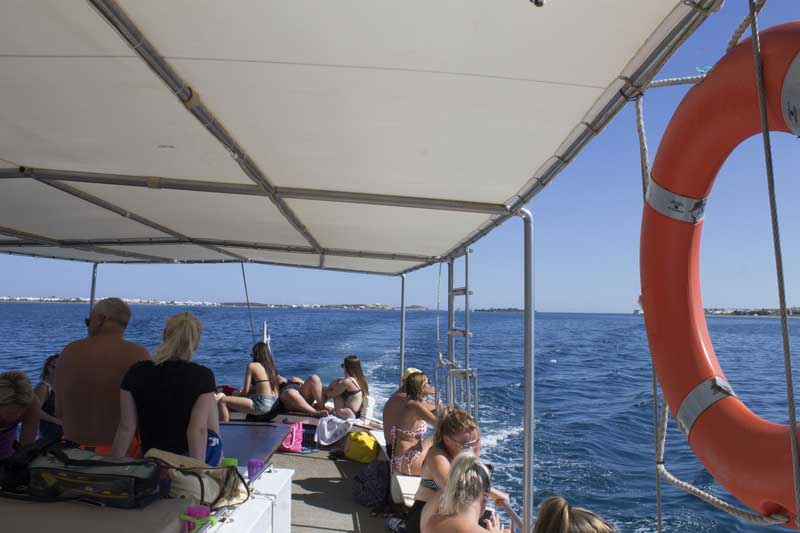 sparos daily cruises private cruises boat day trip paros island gallery 8