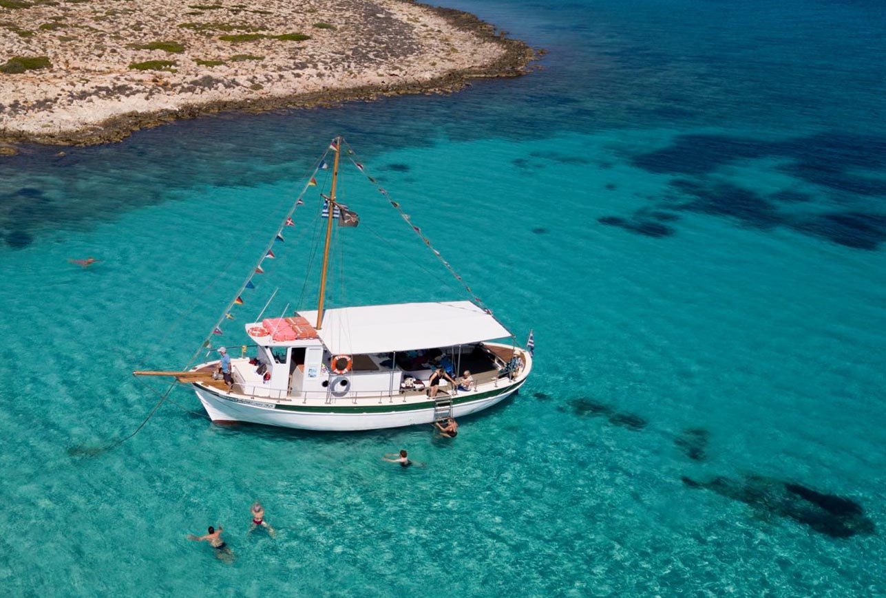 sparos daily cruises private cruises boat day trip paros island 1